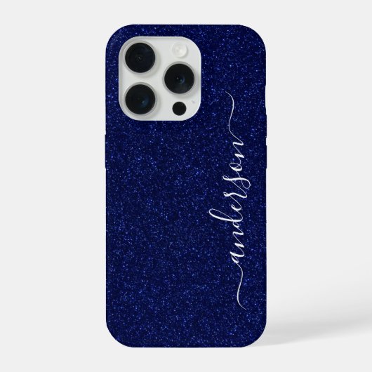 Nom monogrammé pailleté élégant (Verso)