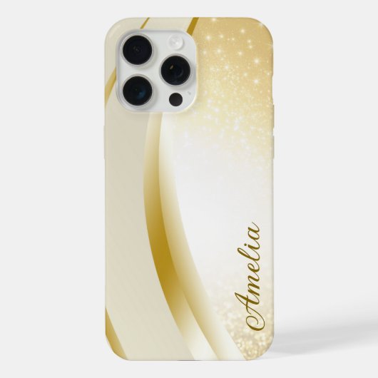 Nom monogrammé pailleté élégant (Verso)