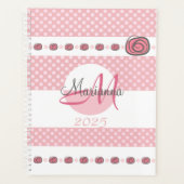 Nom Monogramme Rose 2025 Moderne (Devant)