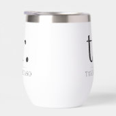 Nom monogramme simple Personnalisé (Droite)