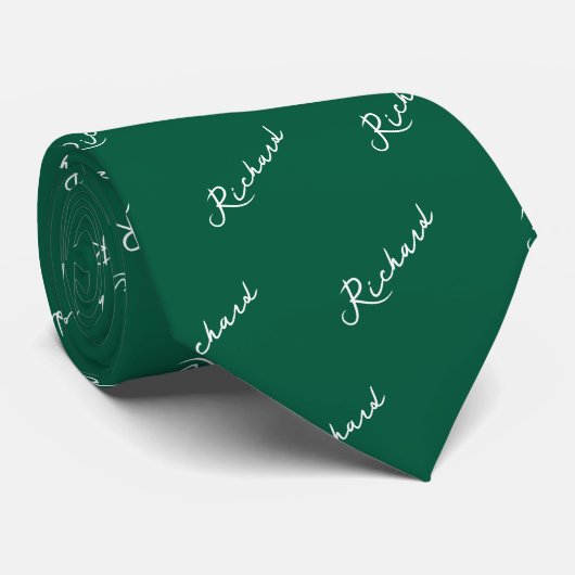Nom Motif Cravate noir et blanc (Roulé)