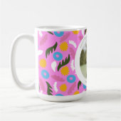 Nom Mug florale rose mignon romantique 30e anniver (Gauche)