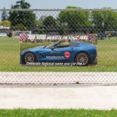 Nom national bannière de votre journée de voiture (En situation)