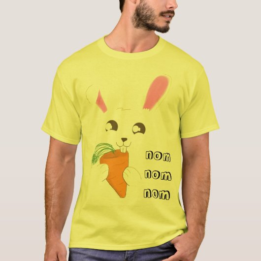 nom nom bunny t-shirt (Voorkant)