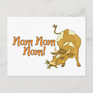 Nom Nom Cow Briefkaart