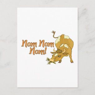 Nom Nom Cow Briefkaart