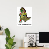 Nom Nom Gnomes Monster Poster (Thuiskantoor)