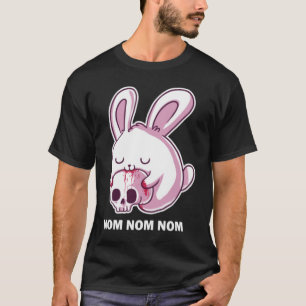 Nom Nom Killer Rabbit Design for a naughed T-shirt