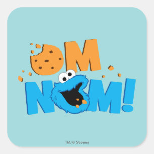 Nom Nom Koekje Vierkante Sticker