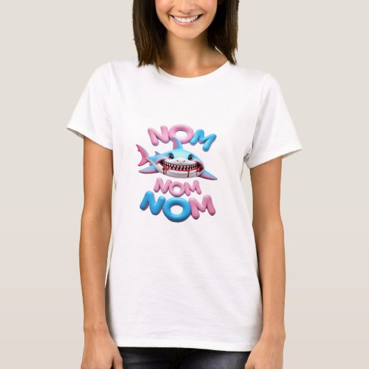 NOM NOM NOM - Fun T-Shirts pour âmes affamées (Devant)