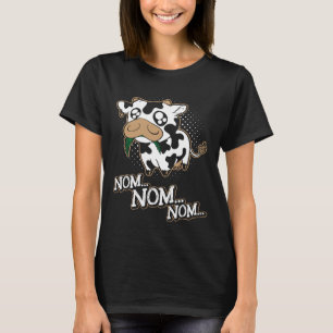 Nom Nom Nom Hongerige Koe T-shirt