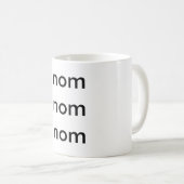 nom nom nom koffiemok (Voorkant rechts)