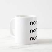 nom nom nom koffiemok (Voorkant links)