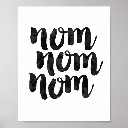 Nom Nom Nom Poster (Voorkant)