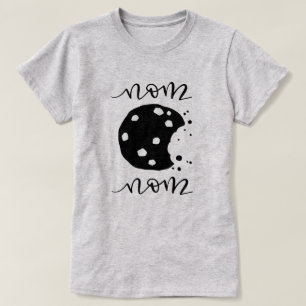 Nom Nom ! T-shirt mordu de biscuit