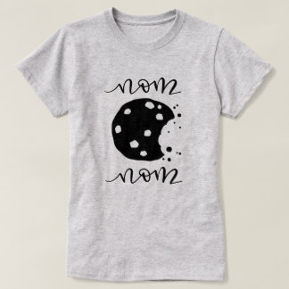Nom Nom ! T-shirt mordu de biscuit