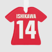 Nom, Numéro, Couleurs personnalisés. Fans de sport (devant)