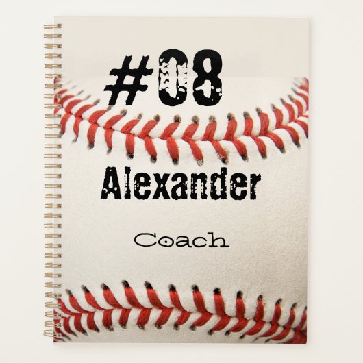 Nom Numéro Poste Base-ball blanc personnalisé (Devant)