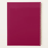 Nom or de la cerise de couleur monogramme (Dos)