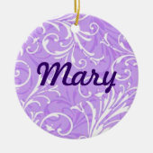 Nom ornemental pourpre Ornement (Devant)