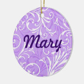 Nom ornemental pourpre Ornement (Gauche)