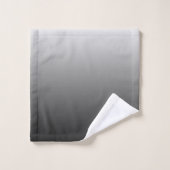 Nom ou mot classique | Gris dégradé (Gant de toilette)