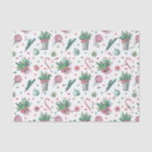 Nom, Papier de soie Menthes Fernes Gingham (Recto)