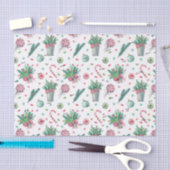 Nom, Papier de soie Menthes Fernes Gingham (Artisanat)