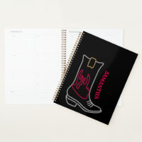 Nom personnalisable de démarrage Neon Cowboy
