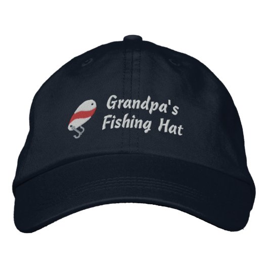 Nom personnalisable du Casquette de pêche de grand (Devant)