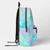 Nom personnalisable Pastel Tie Dye Sac à dos (Gauche)