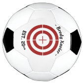Nom personnalisable Target Practice Soccerball (Tourné)