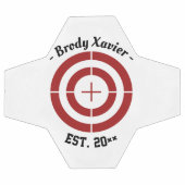 Nom personnalisable Target Practice Soccerball (Plat)