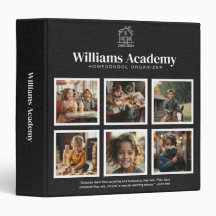 Nom personnalisé 6 Photo Classeur de l'école d'acc