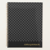 Nom personnalisé À damiers Motif (Devant)