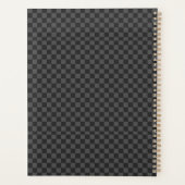 Nom personnalisé À damiers Motif (Dos)