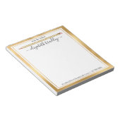 Nom personnalisé | À Partir Du Bureau Du Bloc-Note (Incliné)