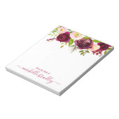 Nom personnalisé | À Partir Du Bureau Du Bloc-Note (Tourné)