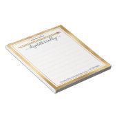 Nom personnalisé | À Partir Du Bureau Du Bloc-Note (Incliné)