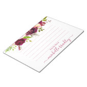 Nom personnalisé | À Partir Du Bureau Du Bloc-Note (Incliné)