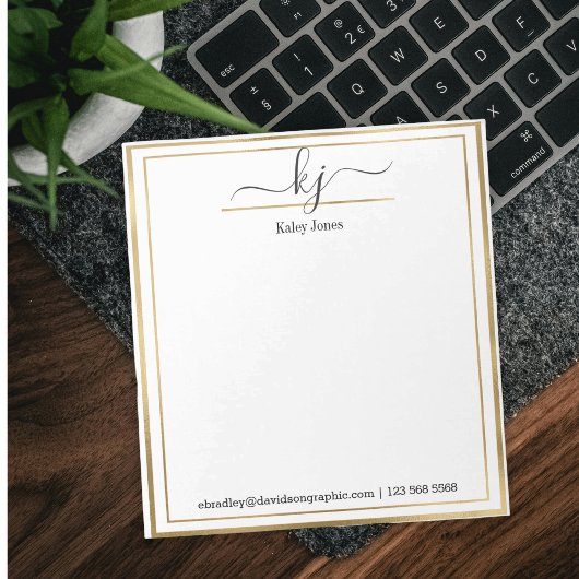 Nom personnalisé | À Partir Du Bureau Du Bloc-Note