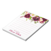 Nom personnalisé | À Partir Du Bureau Du Bloc-Note (Tourné)