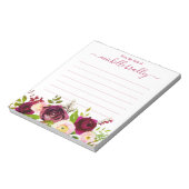 Nom personnalisé | À Partir Du Bureau Du Bloc-Note (Tourné)