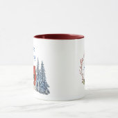 Nom personnalisé Accueil pour la Mug de Noël (Centre)
