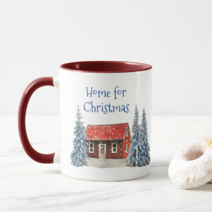 Nom personnalisé Accueil pour la Mug de Noël