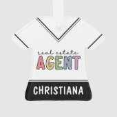 Nom personnalisé Agent immobilier | Cadeaux immobi (dos)
