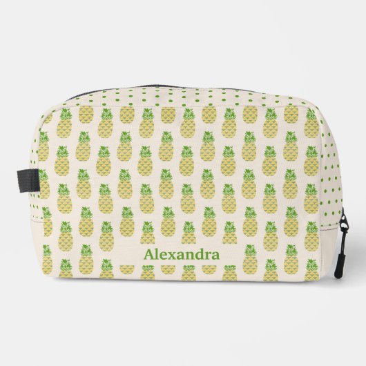 Nom personnalisé Ananas coupé sac à coudre (Recto)