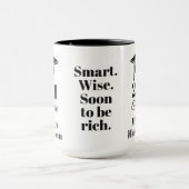 Nom personnalisé, année, texte Mug Graduation (Centre)