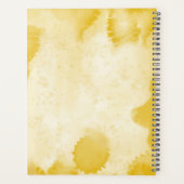 Nom personnalisé Aquarelle jaune Rendez-vous (Dos)