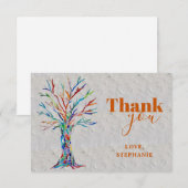 Nom personnalisé Arbre de Merci de rouille de vie (Devant / Derrière)